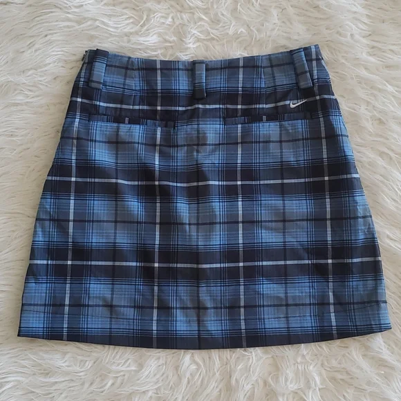 Nike Blue Plaid Skort - Picture 2 of 6